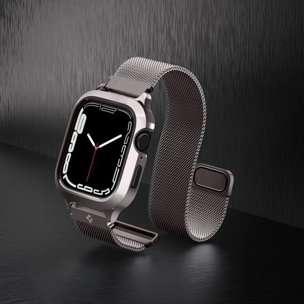 Ремешок с чехлом SPIGEN METAL FIT PRO для APPLE WATCH GRAPHITE ACS04585