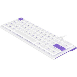 Клавиатура AJAZZ NKL61 Low Profile Switch (белый/фиолетовый)