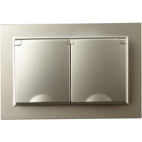 Розетка IEK Brite BR-R26-16-44-K37-F