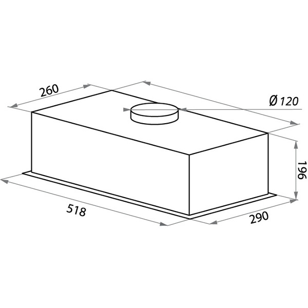 Вытяжка HOMSair Crocus Push 52 Glass (черный)