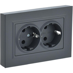 Розетка IEK Brite РС12-3-БрГ