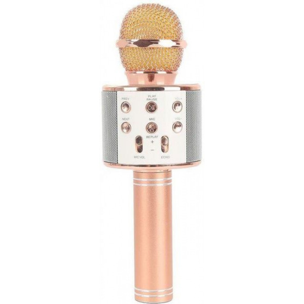 Микрофон Wise WS-858 (розовый)