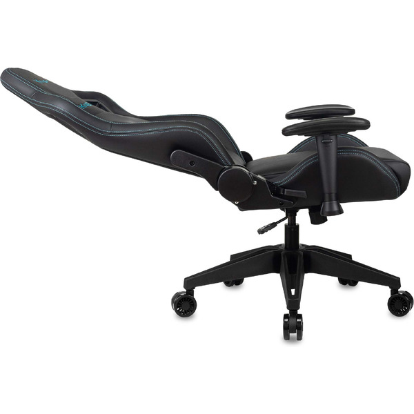 Кресло игровое Бюрократ Knight Outrid Smile экокожа, черный