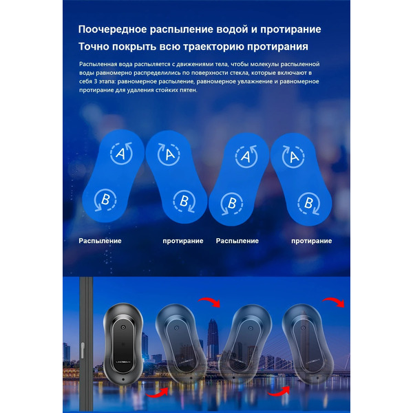 Робот для мытья окон Liectroux YW810