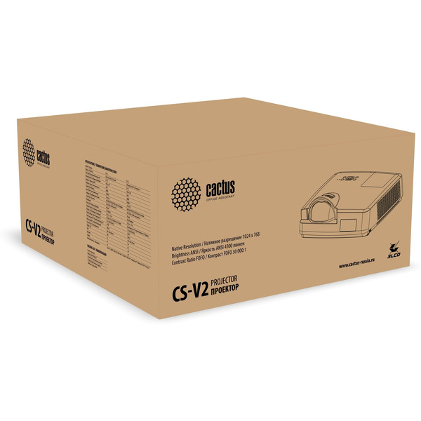 Проектор CACTUS CS-V2.WT