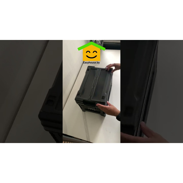 Многофункциональный складной органайзер со столиком и модулем Happy Home HH-011 (чёрный) , 40л.