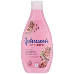 Гель для душа Johnson's Vita Rich с экстрактом цветка граната 400мл