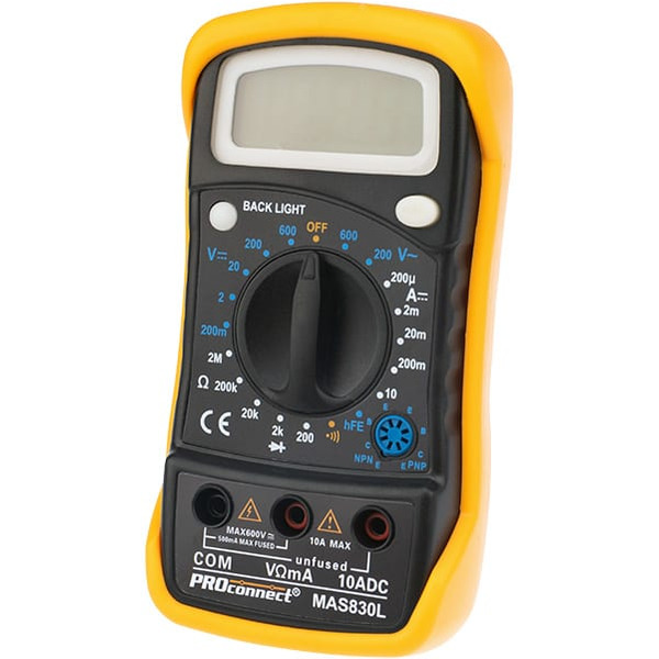 Портативный мультиметр PROconnect MAS830L (DT850L) 13-3021