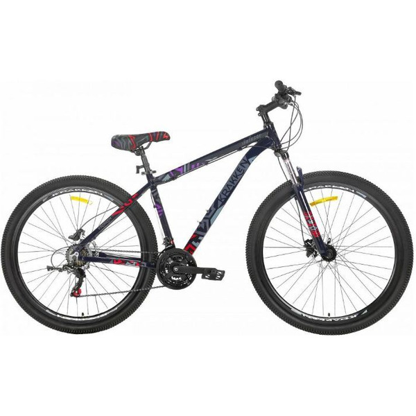 Велосипед Krakken Salazar р.20 2022 (черно-красный)