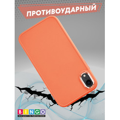 Бампер BINGO Metal для APPLE iPhone XR Оранжевый