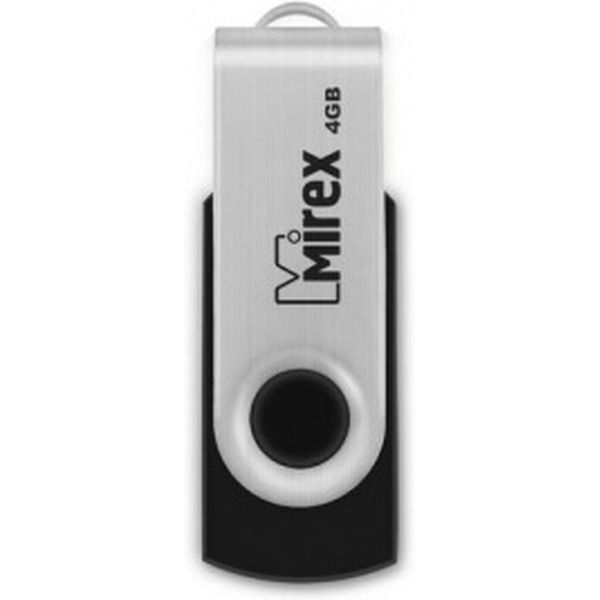 USB Flash MIREX Swiwel Black 4GB (13600-FMURUS04)