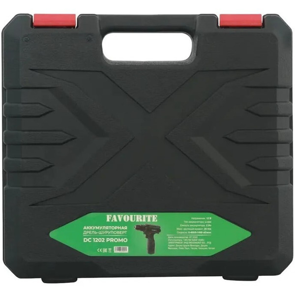 Аккумуляторная дрель-шуруповерт Favourite DC 1202 Promo Set