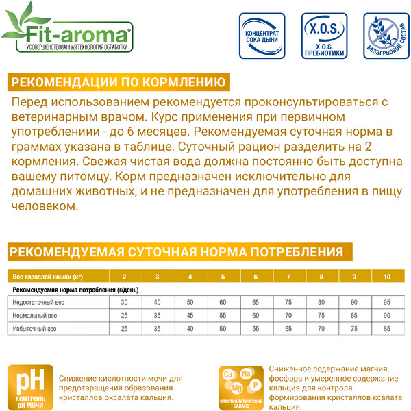 Сухой ветеринарный корм для кошек Monge Vet Solution Urinary Oxalate (1.5кг)