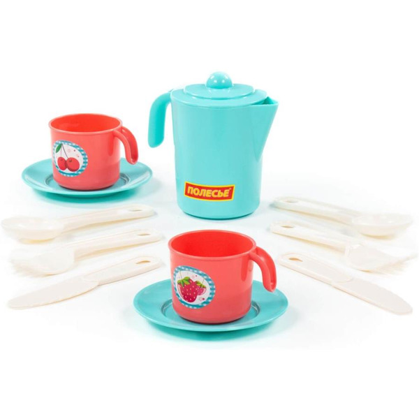 Набор игрушечной посуды Полесье Анюта 80042
