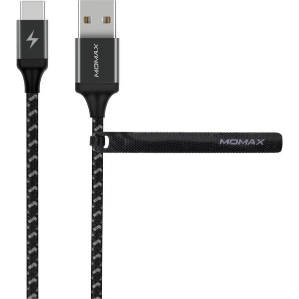 Кабель Momax DTA11D USB 2 Type-C - USB 2 Type-A (1 м, черный)