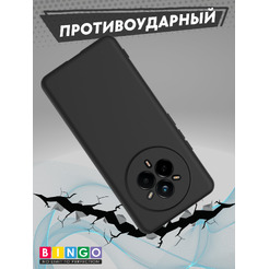 Бампер BINGO Liquid TPU REALME 14 Pro+ (черный)