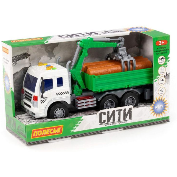 Самосвал Полесье Сити 96029 (зеленый)