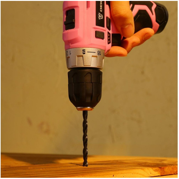 Дрель-шуруповерт Deko GCD12DU3 PINK SET2 (063-4171)