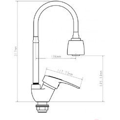 Смеситель Econoce EC0291WT