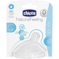 Соска для бутылочки Chicco Natural Feeling 0 мес+ нормальный поток