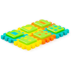 Игрушка развивающая Полесье Пазл №2 91390 (12 элементов, в пакете)