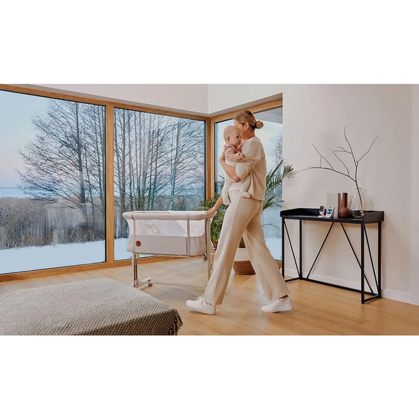 Детская кроватка Lionelo Aurora (Grey Concrete)