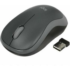Мышь Logitech M186 (черный/серый)