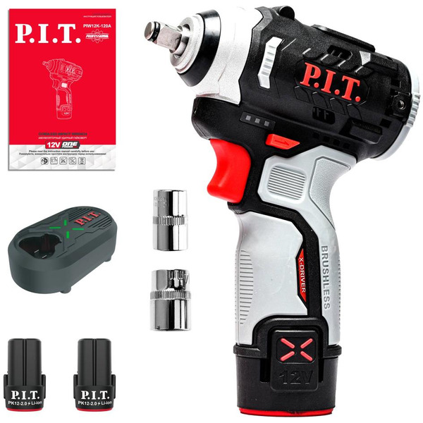 Гайковерт P.I.T. PIW12K-120A/2