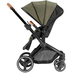 Универсальная коляска CAM Next Evo (3 в 1, зеленый-черный/черная рама)