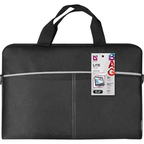 Сумка Defender Lite 15.6" 26086 (черный/серый)