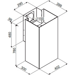 Вытяжка MAUNFELD Bath Plus 402 (белый)