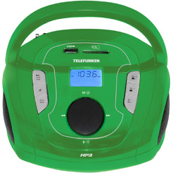 Магнитола TELEFUNKEN TF-SRP3471B (зеленый)