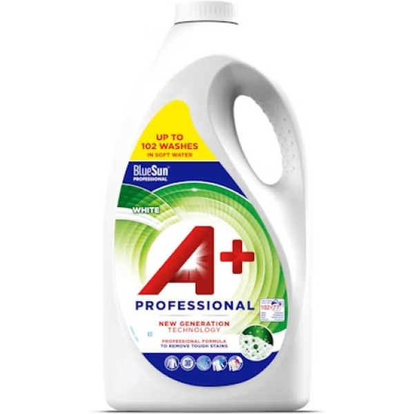 Гель для стирки A+ Professional White 4,62 л (102 стирки)