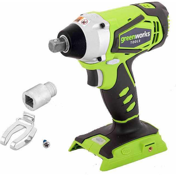 Аккумуляторный гайковёрт Greenworks G24IWK2 (3801207)