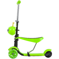 Самокат детский Novatrack Disco-kids Saddle 120S.DISCOKIDS.GN9 (зеленый)