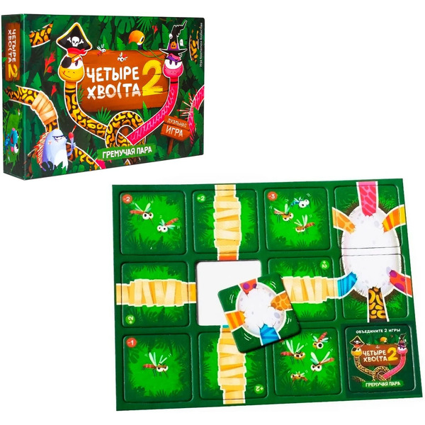 Настольная игра ВелДан Четыре хвоста 2 - Гремучая пара (2020) 390823