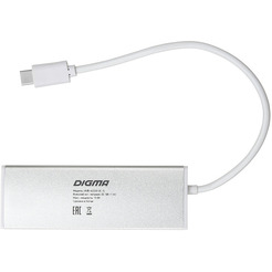 Разветвитель Digma HUB-4U3.0-UC-S