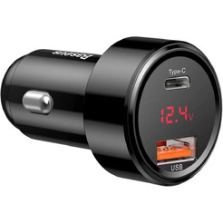 Автомобильное зарядное Baseus CCMLC20C-01