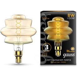 Лампочка Gauss LOFT Led Vintage Filament Flexible 161802008