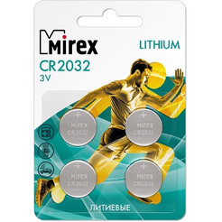 Батарейка Mirex CR2032 4 шт