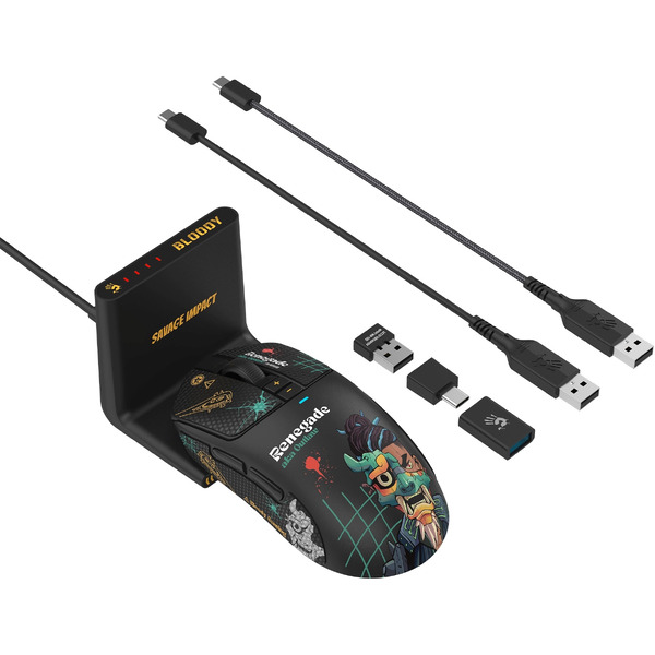 Игровая мышь A4Tech Bloody x Savage Impact R72 Ultra Duo Renegade (черный)
