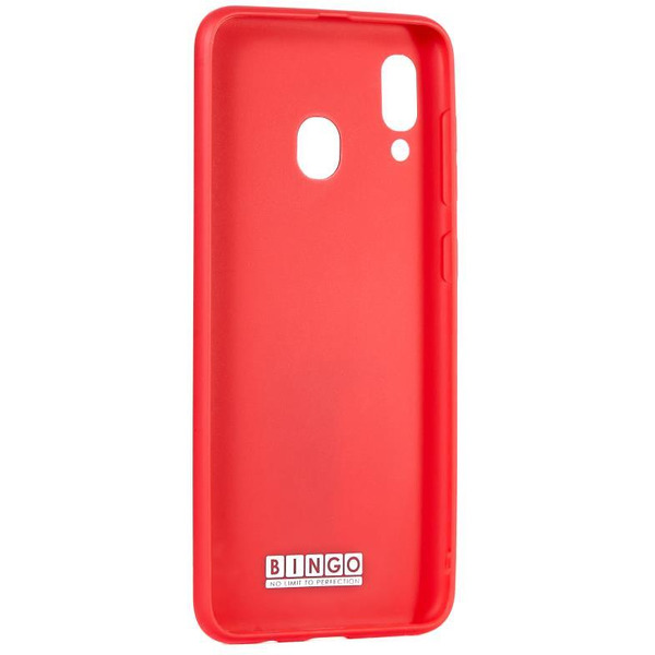Бампер Bingo Matt TPU для SAMSUNG Galaxy A30 Красный