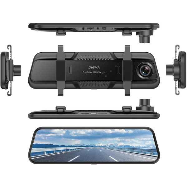 Видеорегистратор DIGMA FreeDrive 8100DW gps