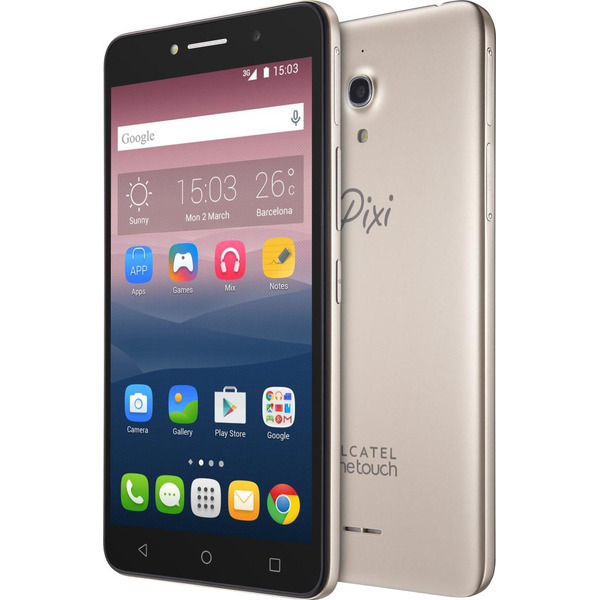 Смартфон Alcatel Pixi 4 8050D золотой металлик