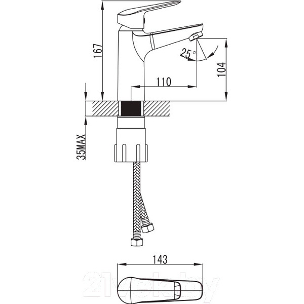 Смеситель IDDIS Torr TORSB00i01