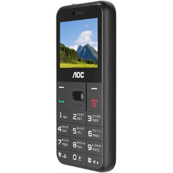 Кнопочный телефон AOC A205 (черный)