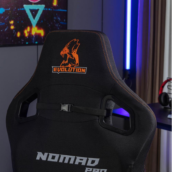 Игровое кресло Evolution Nomad PRO (черный/оранжевый)