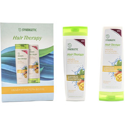 Подарочный набор SYNERGETIC Объем и густота волос Hair Therapy (шампунь 400мл + бальзам 400мл)