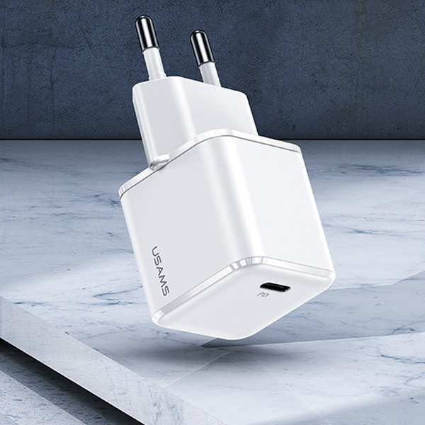 Сетевое зарядное устройство Usams US-CC140 T42 (белый)