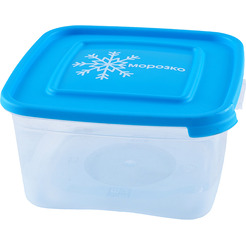 Контейнер для хранения и замораживания пищевых продуктов Полимербыт 1 л. СВЧ "МОРОЗКО" 4367006